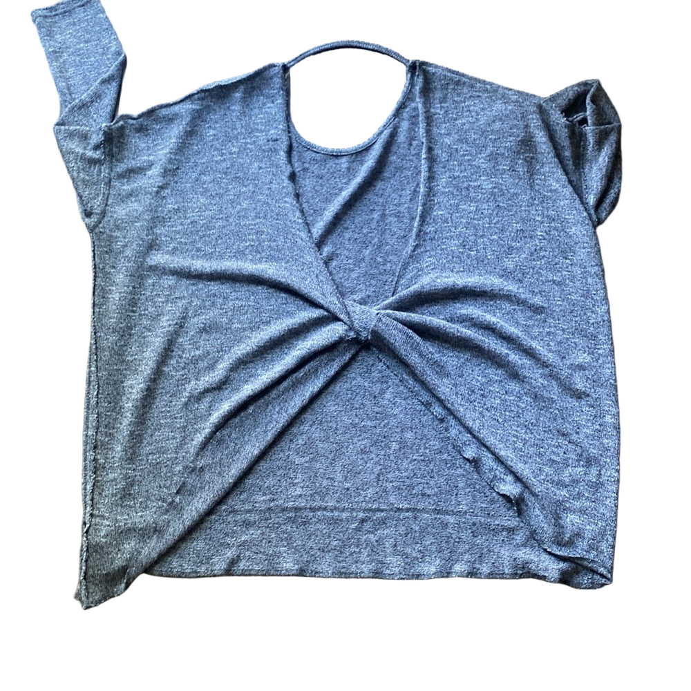 🎁Lulu's Charcoal Knit Sweater - Picture 2 of 4